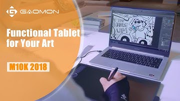 Functional Tablet for Your Art - GAOMON M10K 2018 Drawing Tablet🎁