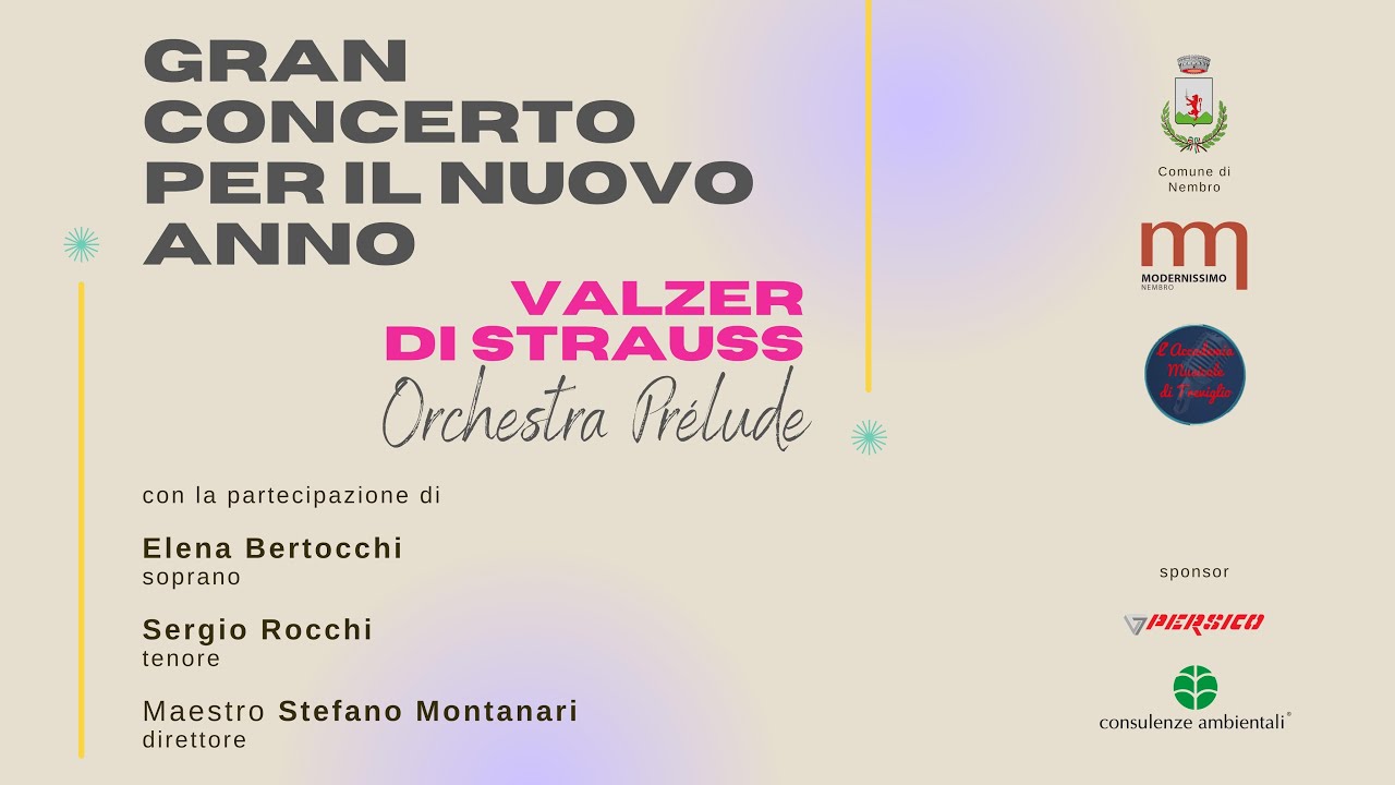Gran concerto per il nuovo anno - Valzer di Strauss