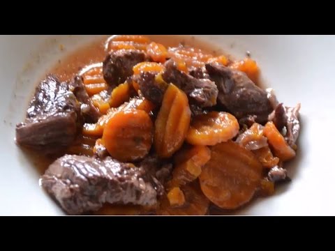 Recette cookeo : boeuf carottes maison - YouTube