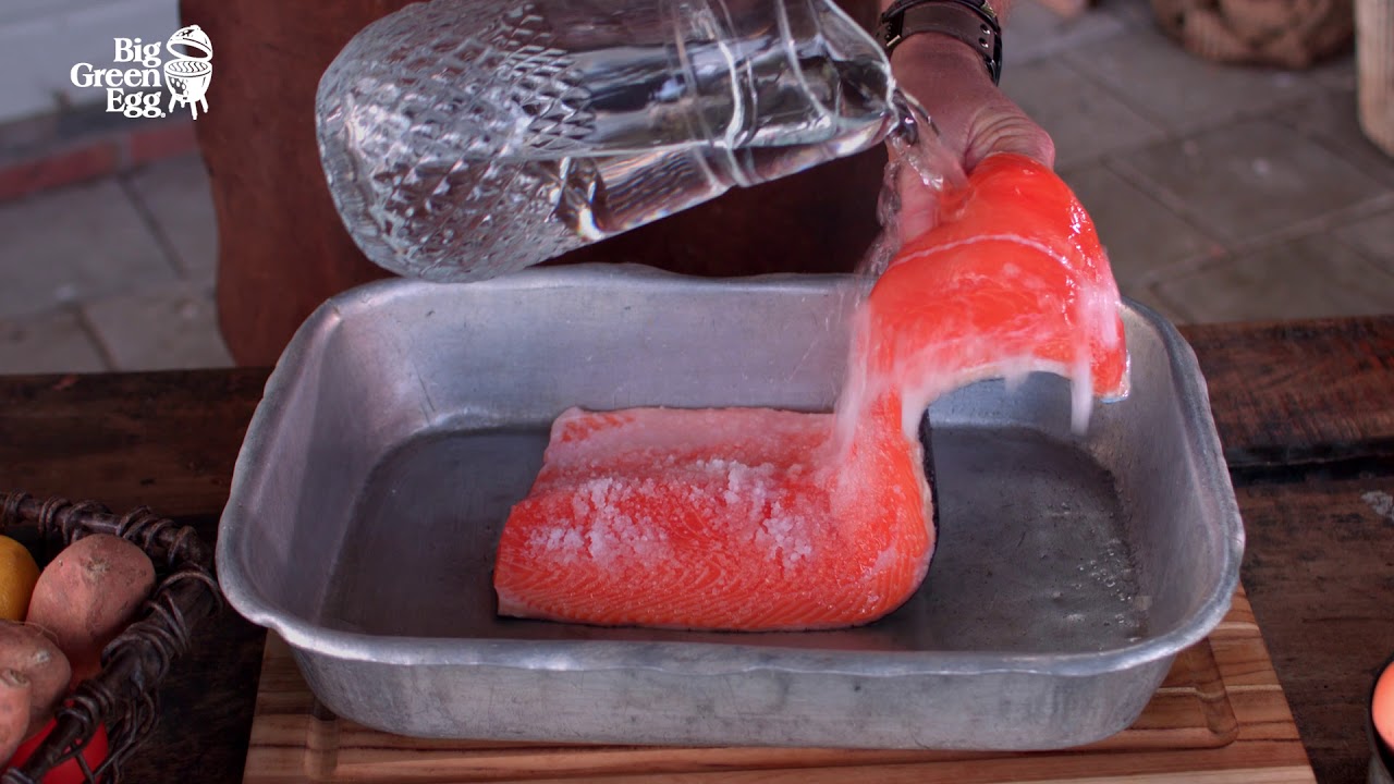 Røget laks - Big Green Egg
