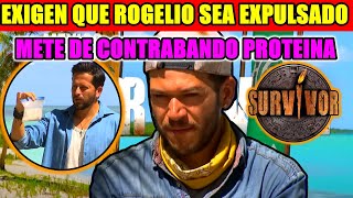 SURVIVOR MÉXICO EXIGEN QUE ROGELIO SEA EXPULSADO, METE DE CONTRABANDO PROTEINA EQUIPO JAGUAR