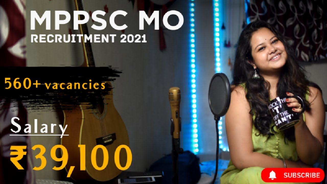 MPPSC MO Recruitment 2021 | Salary ₹39,100 | Government Job | New Vacancies | Latest Job Update 2021