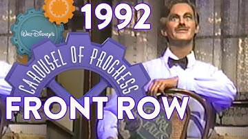 🎡✨ Walt Disney’s Carousel of Progress – Front Row POV (January 1992) 🎡✨