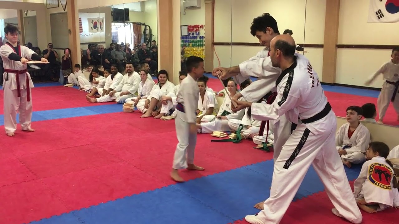 Tornado Kick / Roundhouse Kick / Hop Step Front Kick by Moses on Mar 16, 2019 Rhode Island Taekwondo