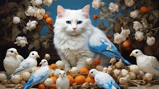 Cat TV for Cats to Watch 😺 Pretty Birds and Squirrels 🐿 8 Hours 4K HDR 60FPS