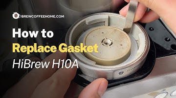 How to Replace the Group Gasket on HiBrew H10A Espresso Machine - Grouphead Leaking Fix