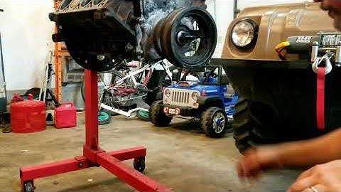 Ls Crank pulley install with tool.