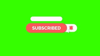 Full 10 FREE Youtube Subscribe Button Green Screen Guide