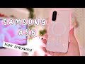 Pink Samsung A56 Unboxing Custom Font Giveaway Cute Phone Customization 2025 