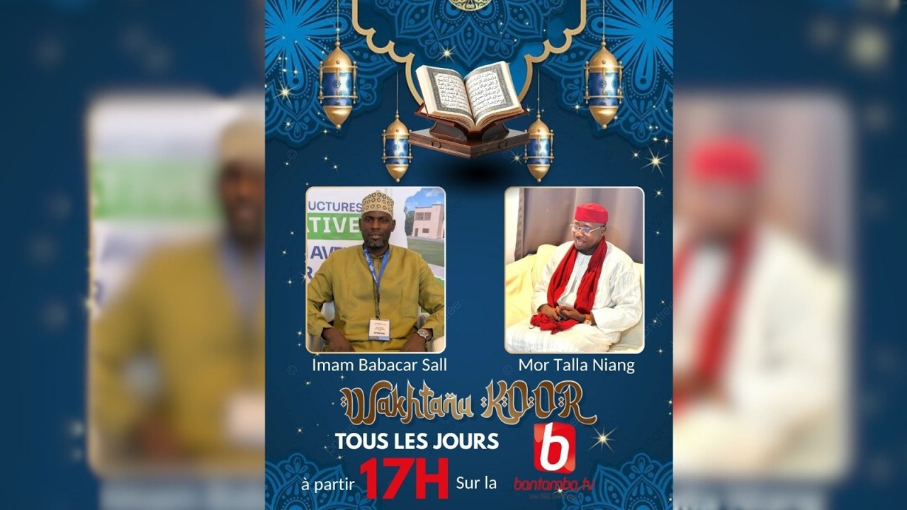 SUIVEZ  EN LIVE TAFSIROU ALKHOURANE AVEC IMAM BABACAR SALL ET MOR TALLA DU 02 03 2026