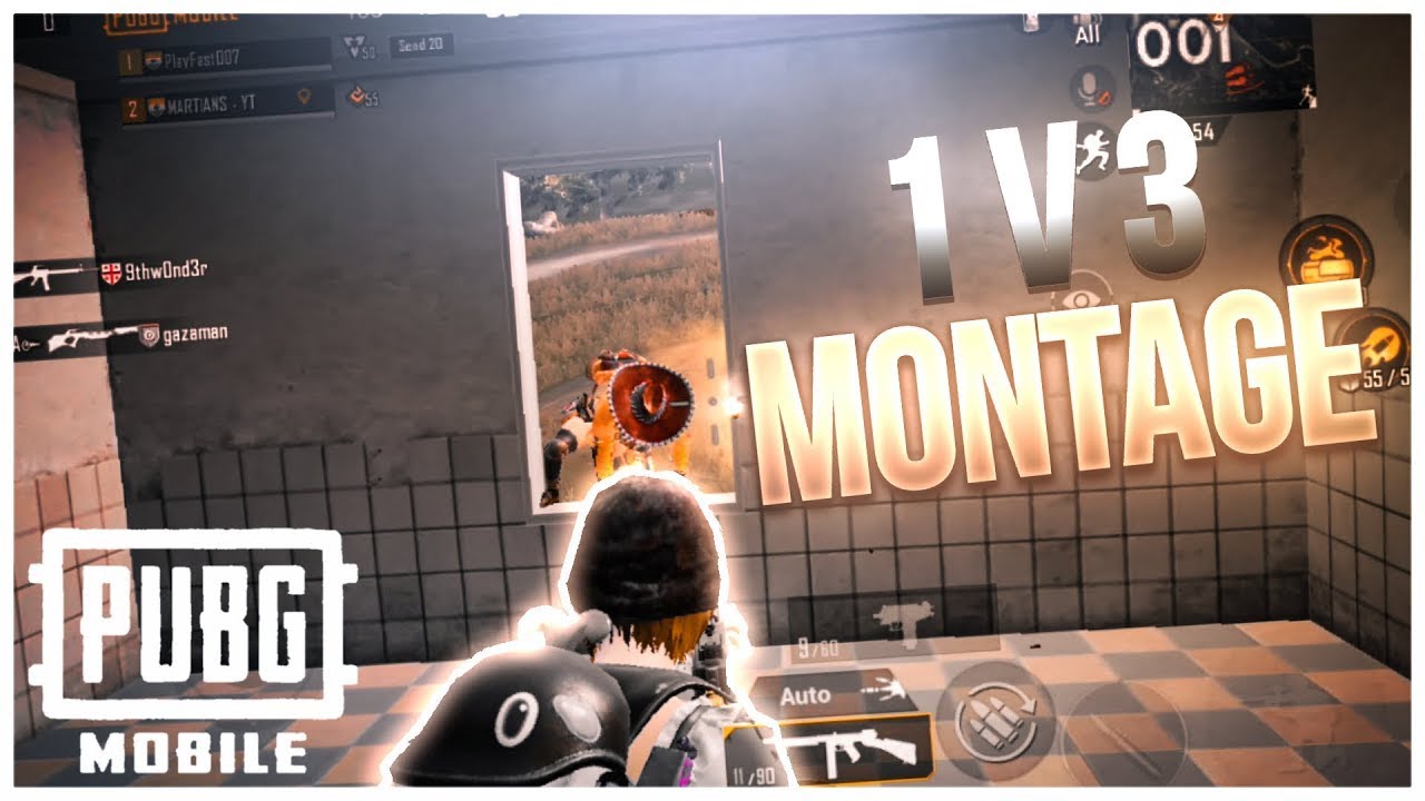Insane 1v3 clutch 👑👑 | PUBG MOBILE | MONTAGE | IMMORTAL - YouTube