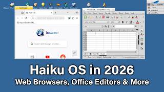 Haiku OS in 2026 - Web Browsers, Office Editors & More screenshot 5