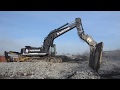 Liebherr R954C excavator with Hydraram HFP-42V concrete crusher, Hein Heun