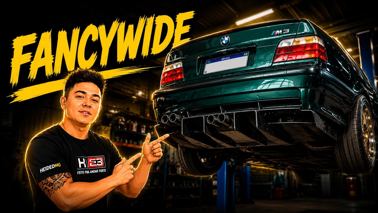 Instalei o FancyWide Americano na BMW de Drift!