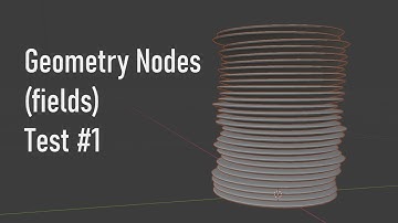Geometry Nodes (fields) - Test #1