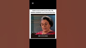 India Is Not A Small Country Like United Kingdom #india #uk #unitedkingdom #indiragandhi