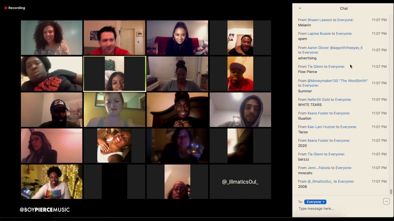Boy Pierce Virtual Open Mic Freestyle 4/3/20