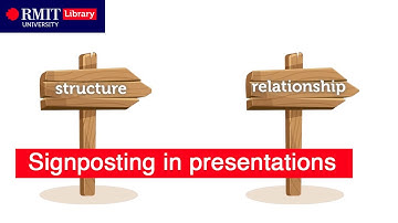 Signposting in presentations