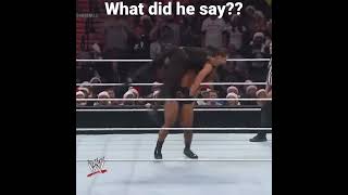 What did he say??? #shorts #wwe