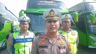 Satlantas Polres Wonosobo lakukan Pemeriksaan Gabungan pada  Kendaraan Transportasi Wisata Wonosobo