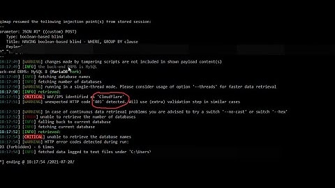 [Blind SQLI] SQLMAP Bypass Cloudflare WAF - Database Takeover