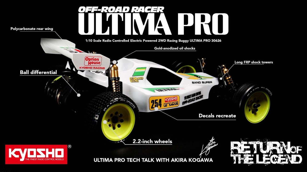 KYOSHO | 1:10 EP 2WD Racing Buggy ULTIMA PRO - YouTube