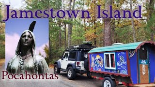 Checking out Jamestown Island