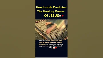 How Isaiah Foretold Jesus' Healing Power😱🤯 #shorts #youtube #catholic #jesus #bible #fyp