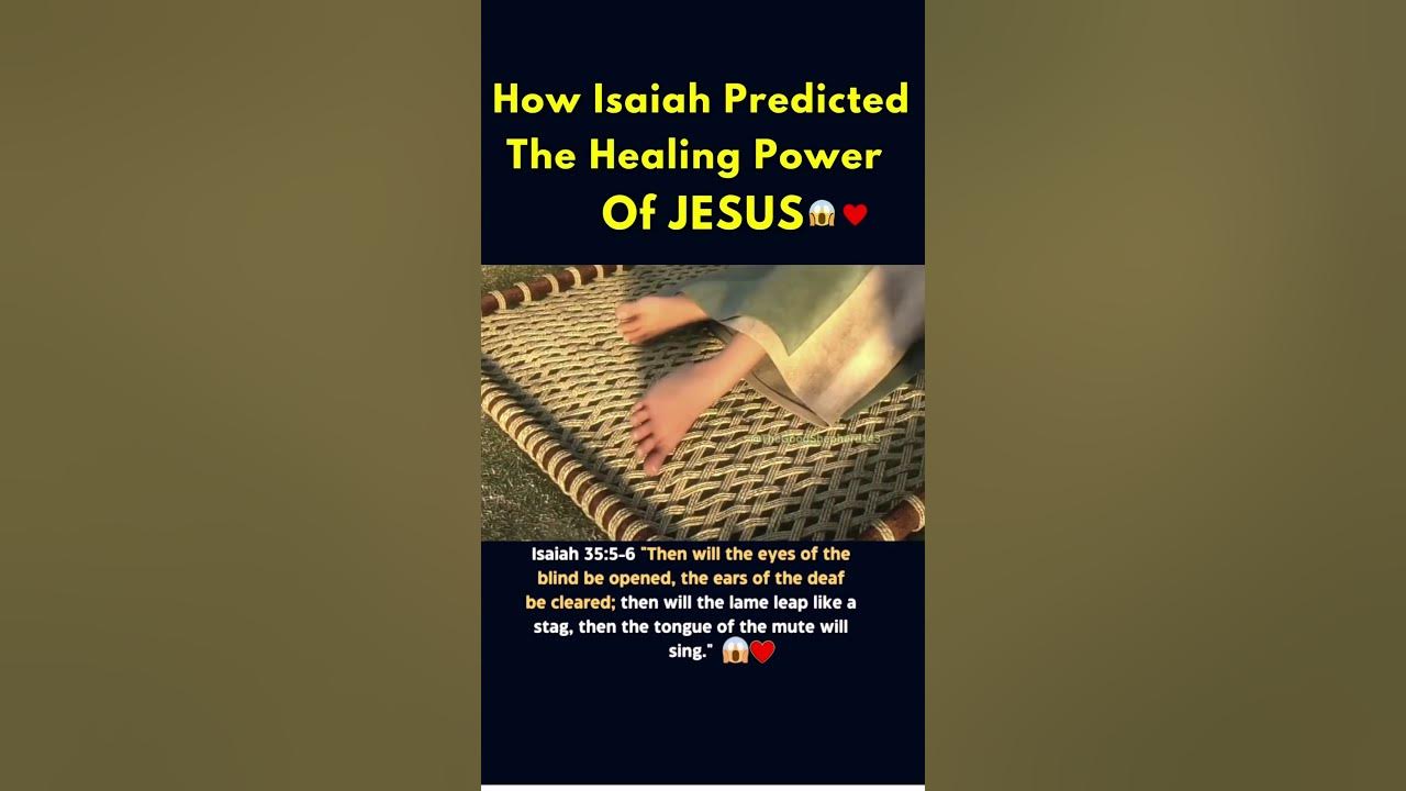 How Isaiah Foretold Jesus' Healing Power😱🤯 #shorts #youtube #catholic #jesus #bible #fyp How Isaiah Foretold Jesus' Healing Power😱🤯 #shorts #youtube #catholic #jesus #bible #fyp