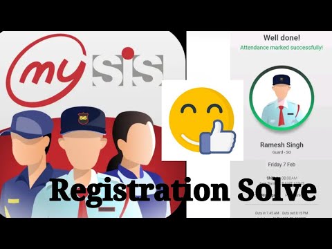 My SIS app easily registration...