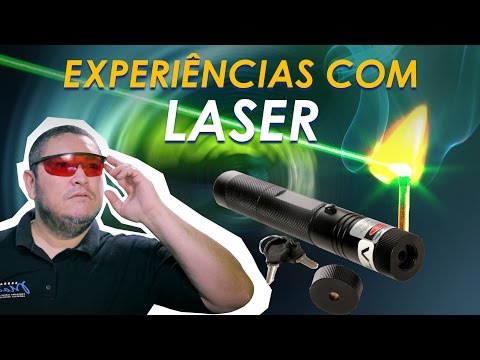 Como ACENDER FÓSFORO e ESTOURAR BALÕES usando POINT LASER VERDE 20000mw?