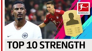 Boateng, Süle, Haller - EA SPORTS FIFA 19 - Top 10 Strength