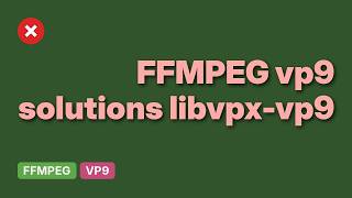 ffmpeg libvpx-vp9 change clock rate