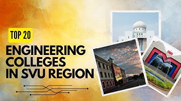 Top 20 Engineering College For Computer Science Engineering ( SVU Region )||AP EAPCET 2023||