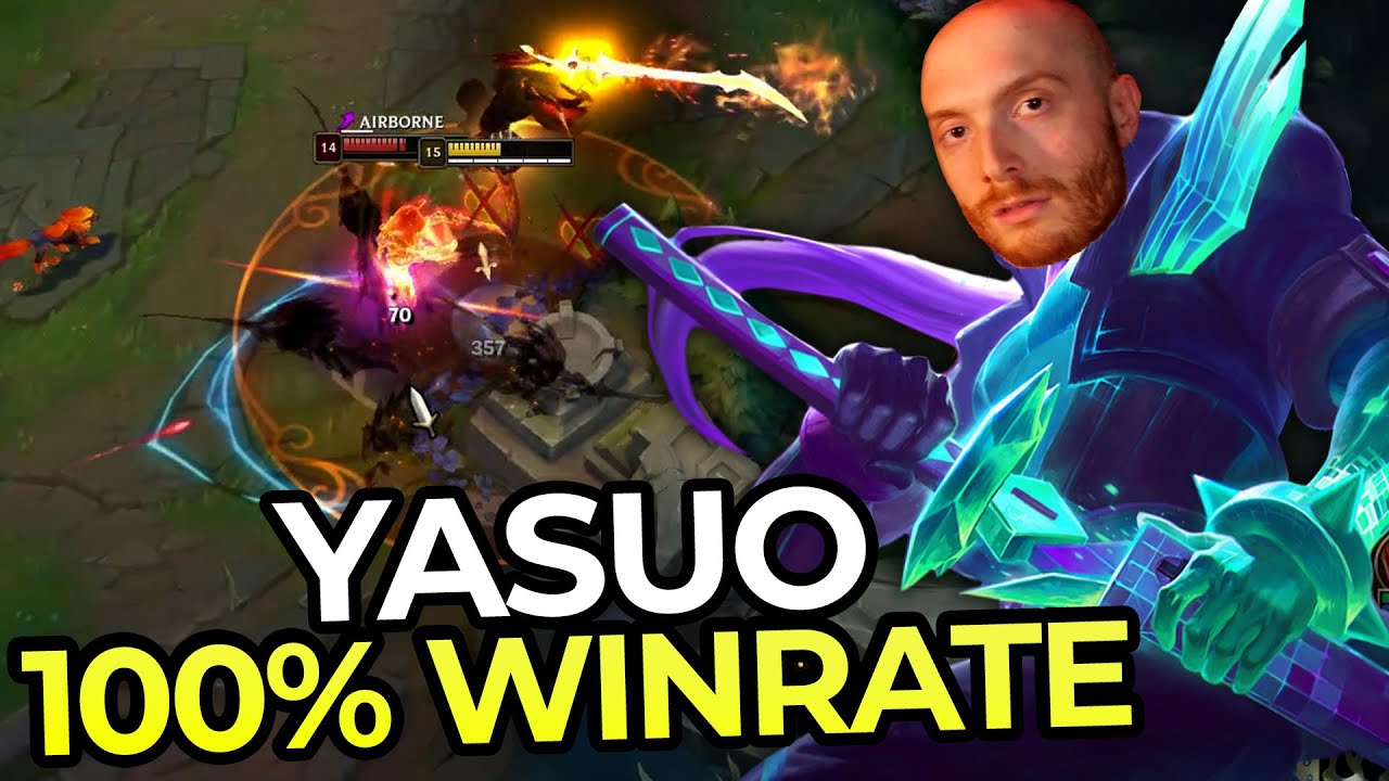 YASUO 100% WINRATE (per favore non chiedetemi su quanti game 👉🏻👈🏻 ...