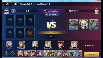 Infinite Magicraid - Elemental City - Hard Stage 10