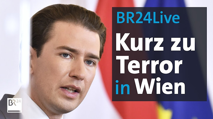 BR24Live: After the attack in Vienna – Austrian Chancellor Kurz speaks to the population | BR24