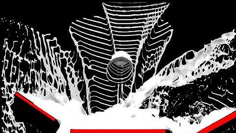 Bad Apple! But its a liquid simulation!