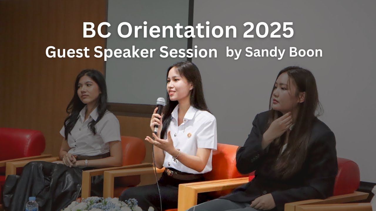 BC TU Orientation 2025 Guest Speaker Session | Sandy Boon