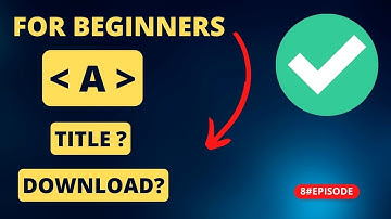 Anchor tag part 3?|html 5 in hindi - urdu| episode 8|