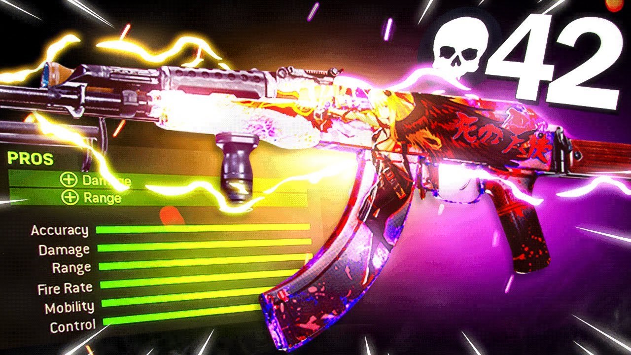 *42 KILLS* w/ BEST CW AK47 CLASS SETUP! 👑 (WARZONE SEASON 5)