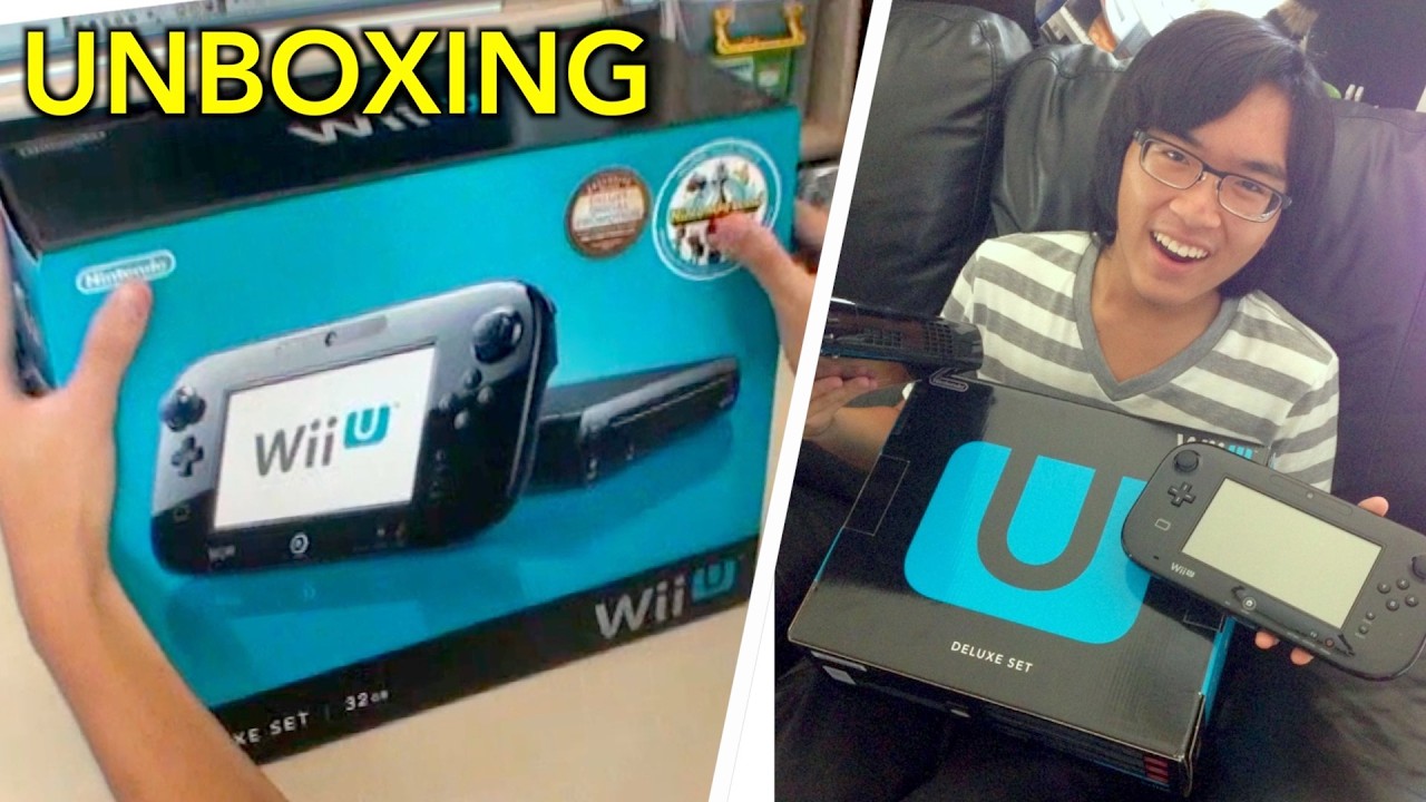 おもちゃ wiiu Wii U Deluxe Set Unboxing in 2012! [11.18.2012 - Release Day