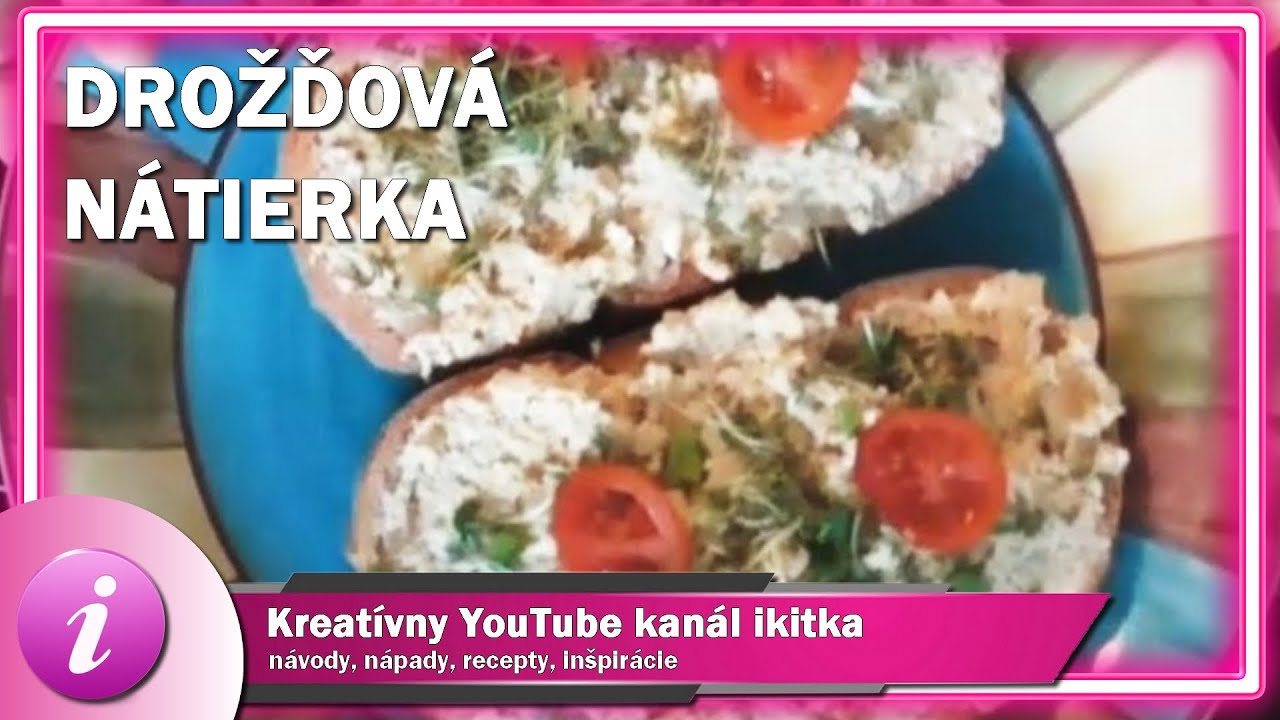 Drožďová pomazánka pre deti