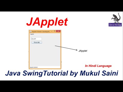 #60 Java Swing Tutorial | JApplet in Java Swing