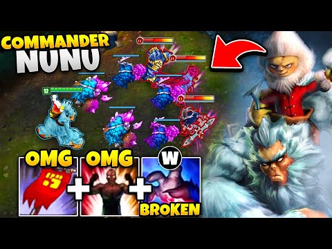 Commander Nunu is the most broken thing of League Classic... (SUPER BUFFED MINIONS)