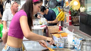 Bangkok Roti Lady - Popular & Hardworking Thai Lady In Bangkok- Puy