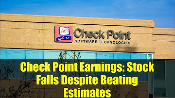 Check Point Earnings: Stock Falls Despite Beating Estimates