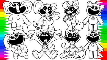Smiling Critters New Coloring Pages / Coloring Poppy Playtime Chapter 3 / NCS Music