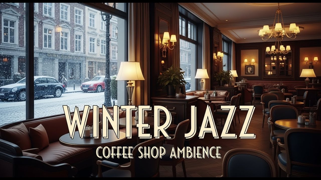 🔴 Warm Jazz Music for Relaxing, Study Cozy Fall Coffee Shop Ambience ,Smooth Jazz Instrumental Music
