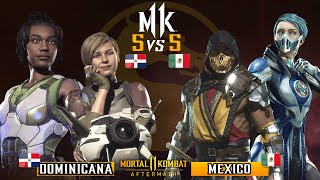 🏆 DOMINICANA VS MÉXICO 【5 Vs 5】 - 【MK11】  Ft. Dr Gross, iscorpion, Chicuelo, Adriano, Kaisersama